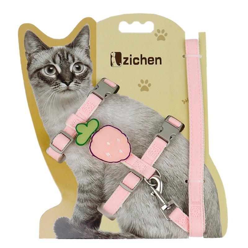 猫用 簡単装着 ペットハーネス リーシュ 軽量 お散歩 ハーネス ペット用品 お出かけ ネコ用ハーネス ハーネスリードセット 1 犬 小型犬 犬用 中型犬 おしゃれ リード 胴輪 犬用ハーネス シンプ