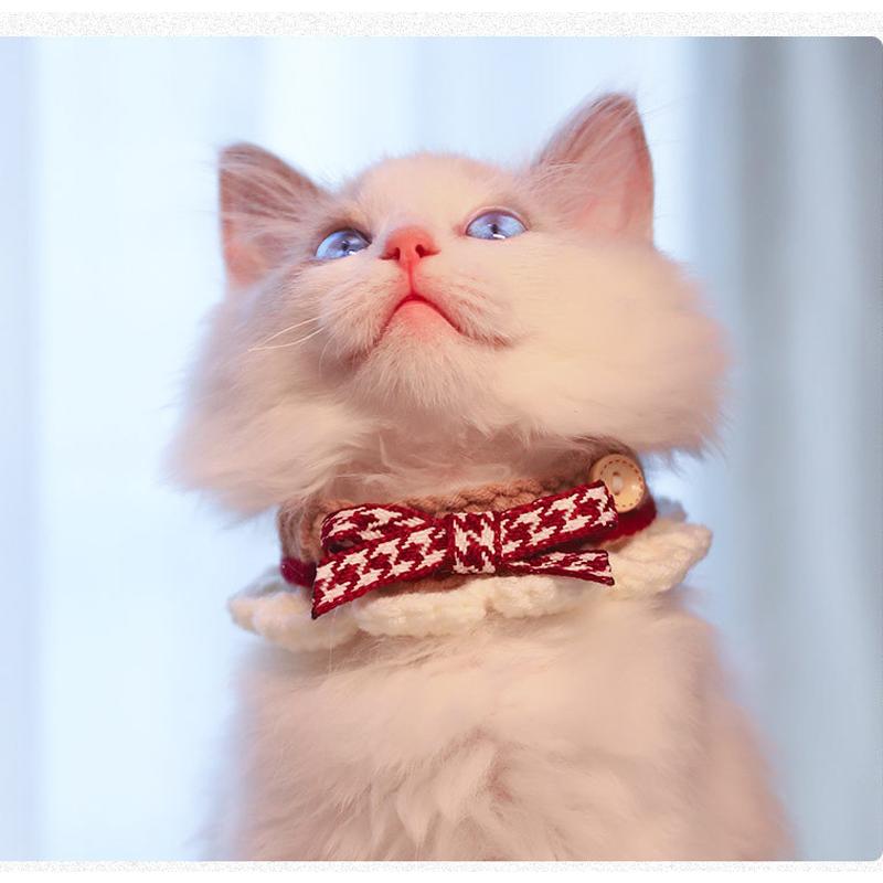 アクセサリー 20cm~30cm オシャレ かわいい 猫 撮影道具 成猫 チョーカー 首輪 ペット ネコ 超軽量 犬 子猫 マフラー 安全 写真 猫用首輪 カラーリボン リボン