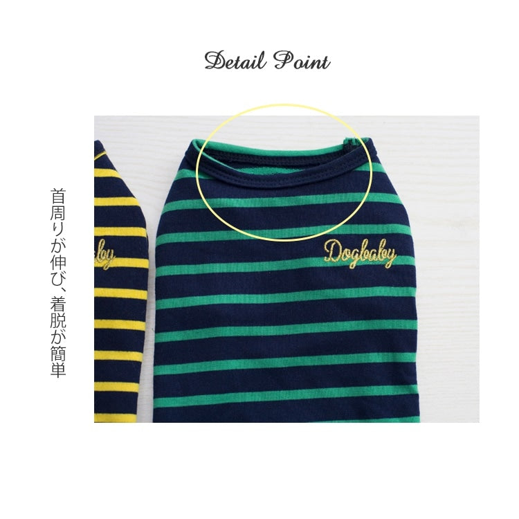 犬 犬服 犬の服 犬用品 ワンチャン ペット用品 大人気 カワイイ ストライプ Tシャツ