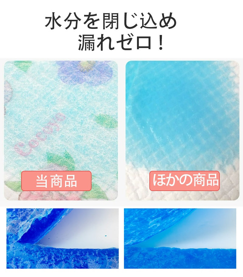 ペットシーツ サクラ柄入り ペットシート薄型 サイズ選択可 レギュラー ワイド スーパーワイド かわいいな柄付き