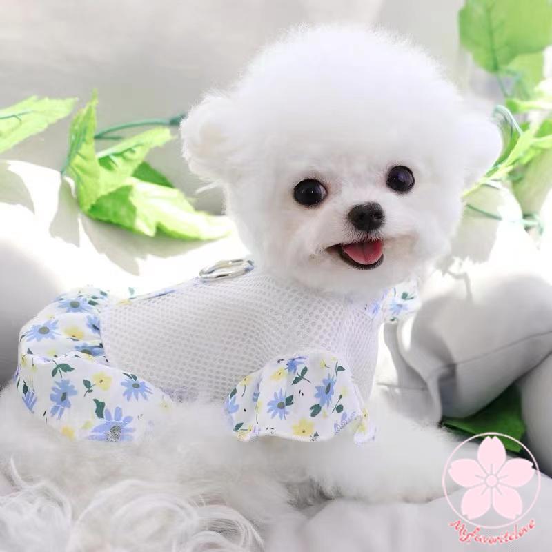 大人気 上品 ペット 服 安い 犬 春 夏 花 柄 ワンピース かわいい 可愛い ハイブランド 猫 ドッグ ウェア