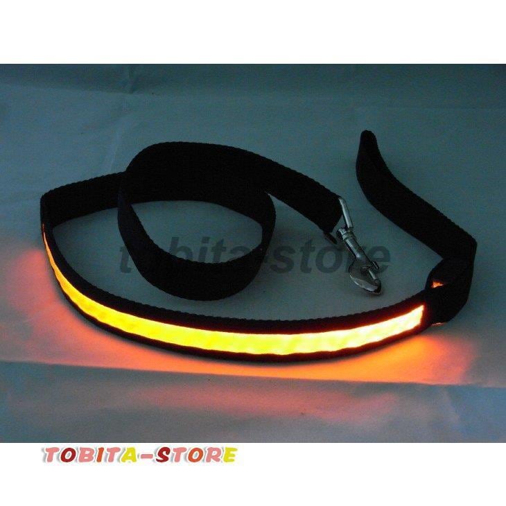 リード 牽引紐 散歩紐 光る LEDライト ペット用品 犬用 猫 電池式 お散歩グッズ 夜の散歩 夜道 夜間 安全対策 イヌ ドッグ