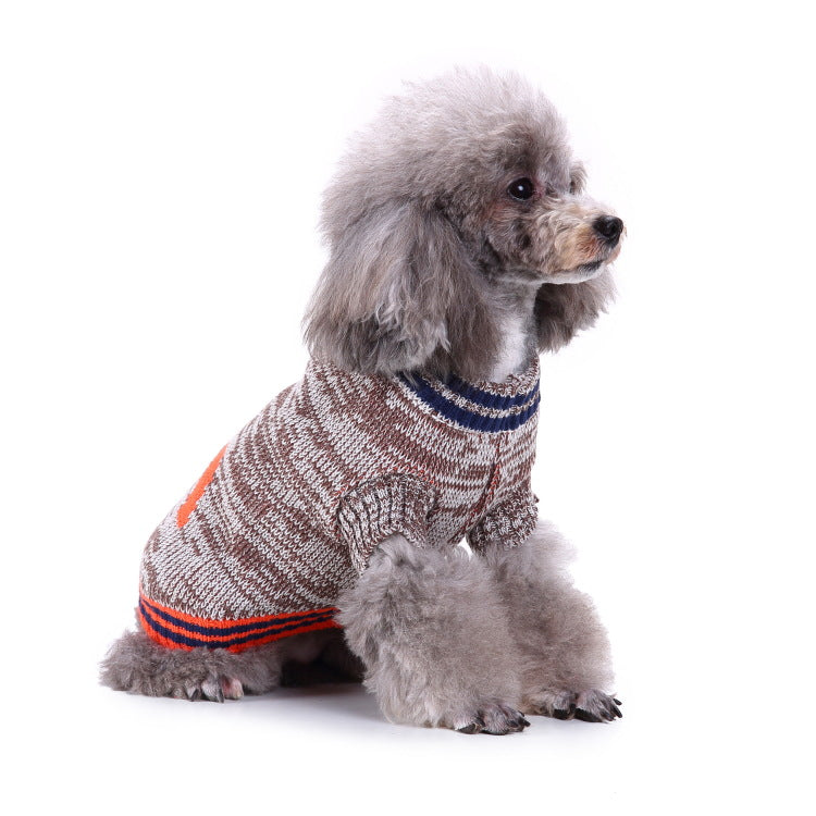 2023年新作入荷 ペット服 犬 服 Tシャツ ドッグウェアペットの服セーターハイネック犬の服セータークリスマス雪花の犬のセーター秋冬