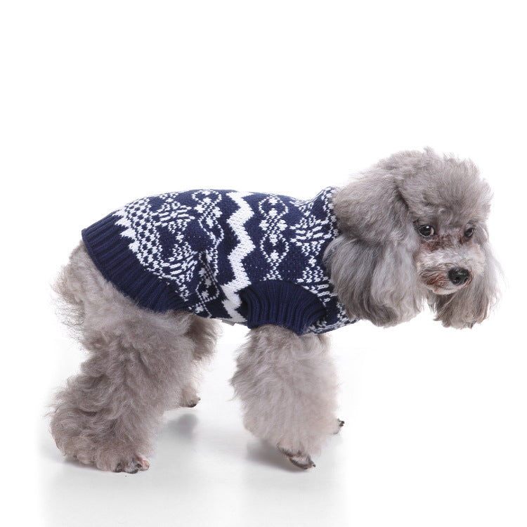 2023年新作入荷 ペット服 犬 服 Tシャツ ドッグウェア犬服クリスマス衣雪花セーターハロウィンペット服セーターヘラジカ衣犬セーター