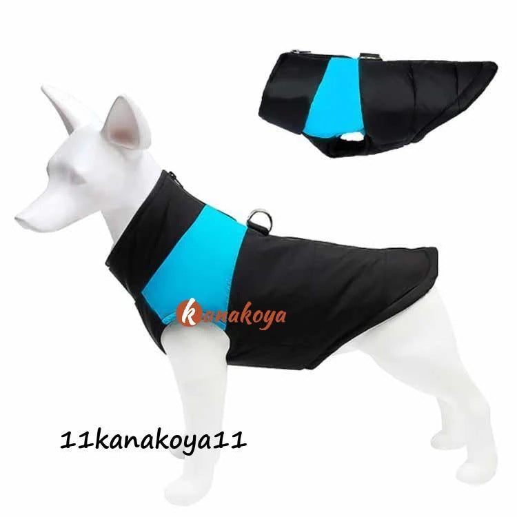犬服 中綿ベスト ドッグウェア 犬の服 ペット服 ベスト 中綿 ジャケット アウター 背開き ダウン風 暖かい 冬 冬用 冬服 秋冬 裏起毛 あったか