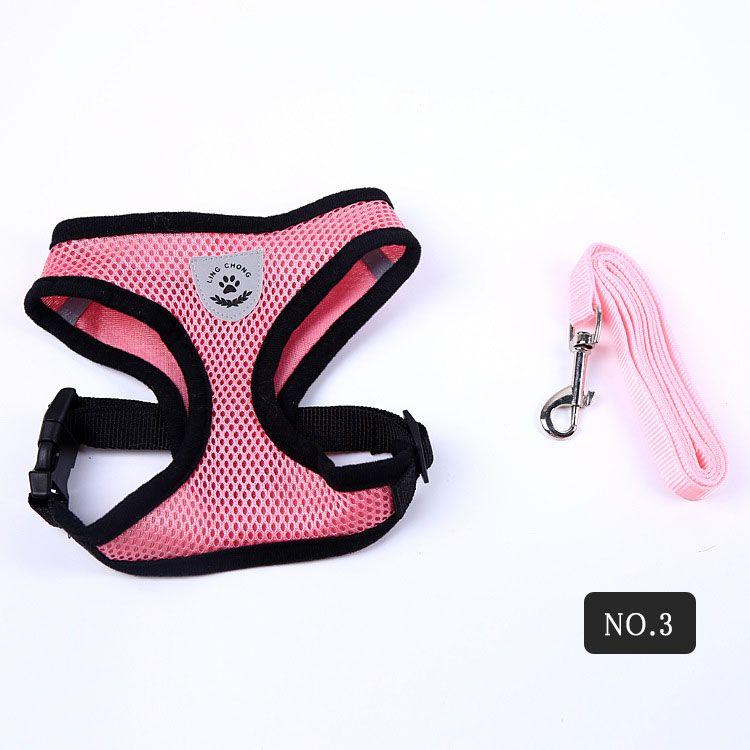 新商品プロモーション,数量限定 ペット用 犬用 ハーネスとリード2点セット 全8色 S M L XL ペット用品 型ハーネス(胴輪)&リード(引き綱) ボディストレス軽減ペット用 犬用