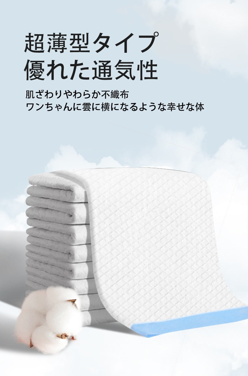<a href="https://www.qoo10.jp/gmkt.inc/Search/brand.aspx?brandno=109151" target="_blank" class="title_brand" id="btn_brand" title="Honeycare">Honeycare</a>ペットシーツ 超薄型 ペットシート犬猫 サイズ選択可 レギュラー800枚 ワイド400枚 スーパーワイド200枚
