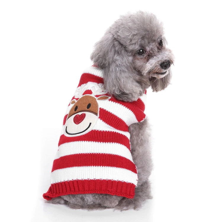 2023年新作入荷 ペット服 犬 服 Tシャツ ドッグウェア犬セーターペットクリスマスセーターニットハイネックペット服セーター犬セーター