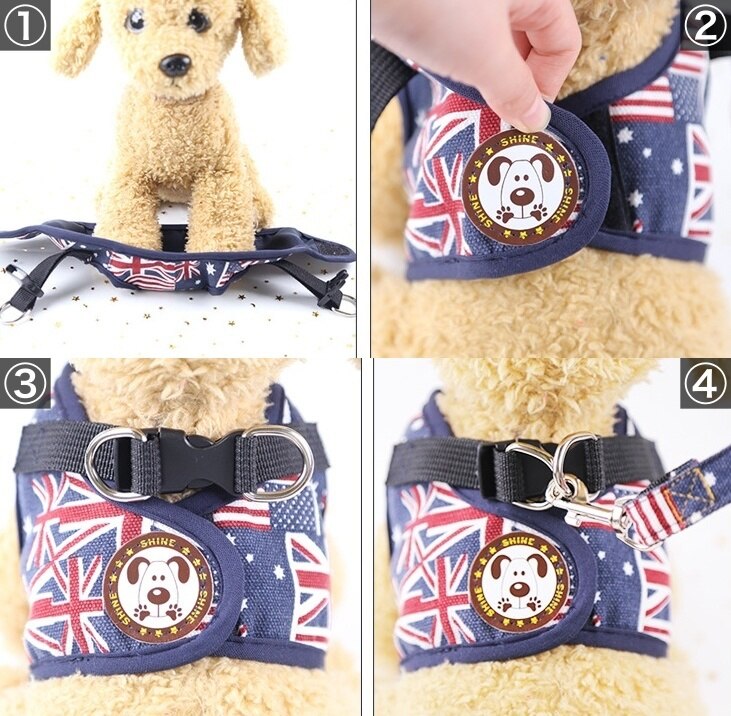 ペット ペットグッズ 犬用品 犬 首輪 胴輪 リード ハーネスリード 小型犬用ペット ペットグッズ