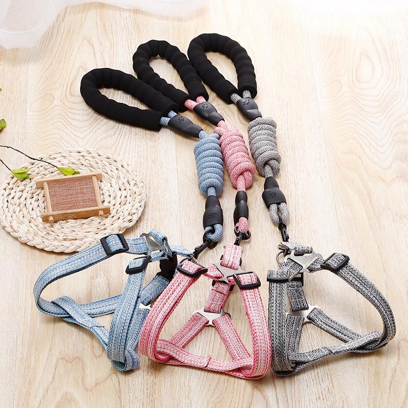 新商品プロモーション,数量限定 犬 ハーネス 安全帯 リード ペット 胴輪 抜けない ドッグ 猫 小型犬 中型犬 大型犬 可愛い 簡単着脱 調節可能 牽引ロープ 散歩 出かけ犬 ハーネス