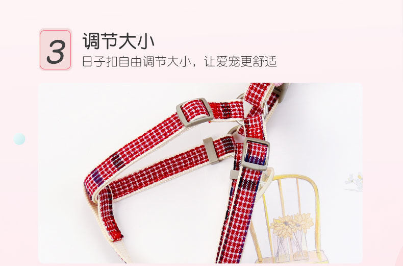猫用 犬 簡単装着 犬用ハーネス ハーネス ペット用品 シンプル 中型犬 小型犬 犬用 お散歩 お出かけ 軽量 ネコ用ハーネス 胴輪 ペットハーネス リード リーシュ ハーネスリードセット 2点セット