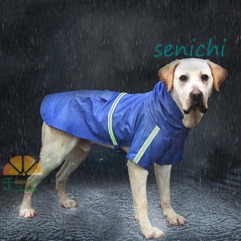 犬 レインコート ポンチョ S-5XL 中型犬 小型犬 大型犬 かわいい ペット 雨具 防水 軽量 反射板付き ドッグレインコート