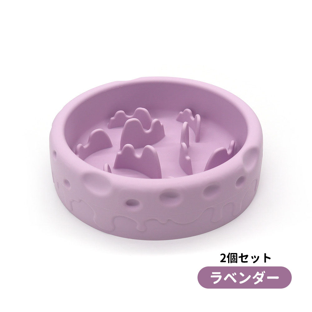 3日で出荷 2個セット 早食い防止 猫犬通用 ペット用 スローフィーダー ダイエット 食べ過ぎ スローフードペット 餌入れ 厚く お皿 餌入れ エサ入れ フードボウル ペットボウル フード おしゃれ