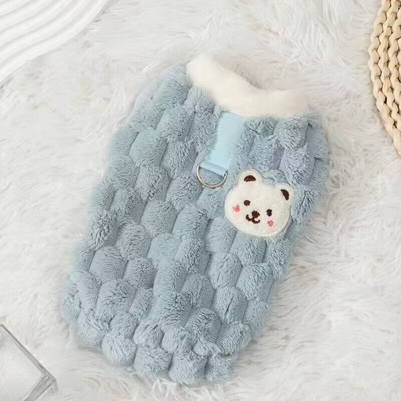 子犬ペット服春秋冬暖かいぬいぐるみウエストコートビションフリーゼ小型犬かわいいベストテディ肥厚犬 服 犬 犬の服 犬 洋服 犬の服夏 犬洋服