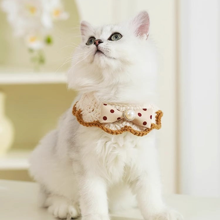 メガ割 重工業織物ペット首猫よだれかフォーシーズンユニバーサ子猫の首犬の首ペットの写真