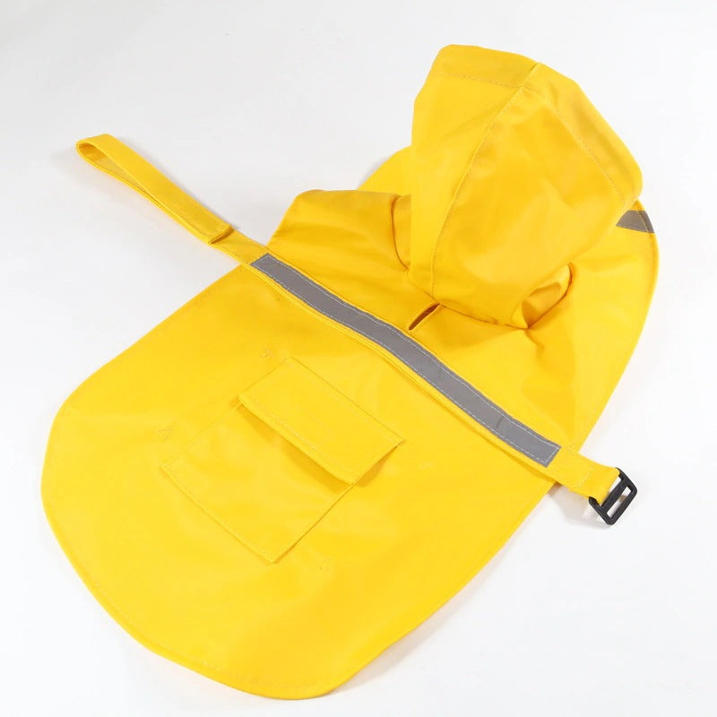 ペット レインコート 犬用 雨具 防水 ポンチョ 小型犬 ペットウェア かわいい 雨天対策 ポケット反射テープ付き 中型犬 大型犬 梅雨 散歩 雨具