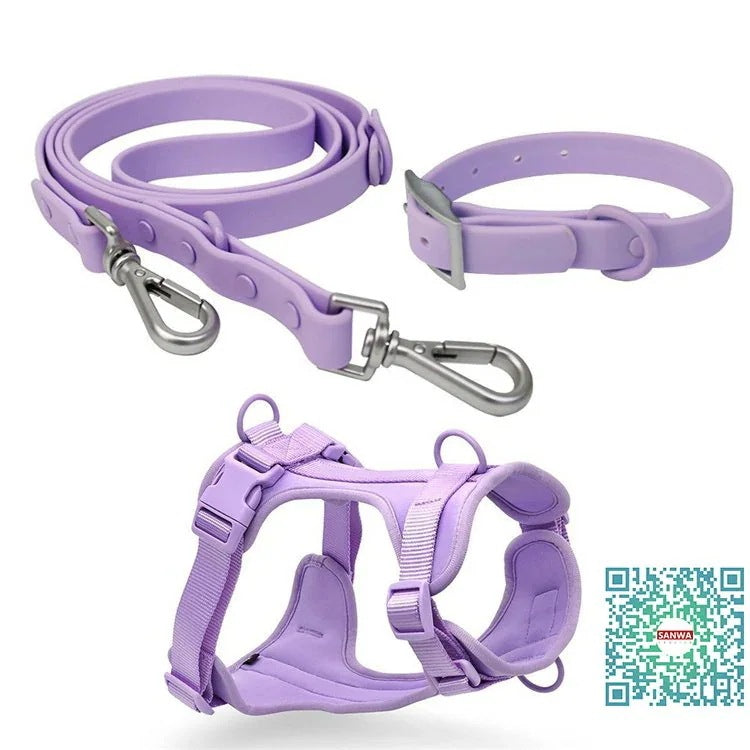 牽引ロープ リードセット 犬 猫 ハーネス 首輪 お散歩グッズ ペット牽引縄 ドッグリード 小型犬 中型犬 引っ張り防止 ペット用品