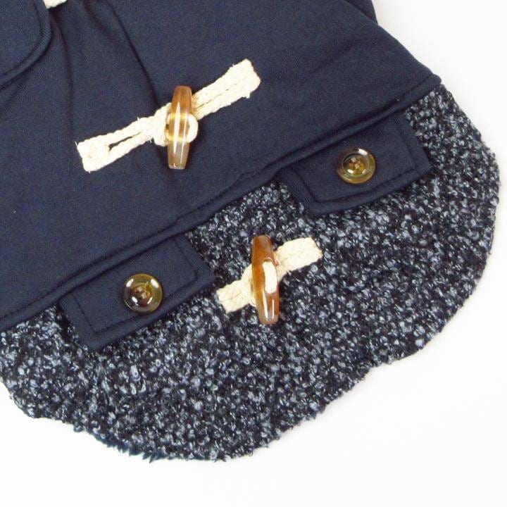 の主役級 ダッフルコート 犬服 犬の服 アウター コート ジャケット 裏起毛 ボア ドッグウェア服 おしゃれ 可愛い トイプードル チワワ 洋服