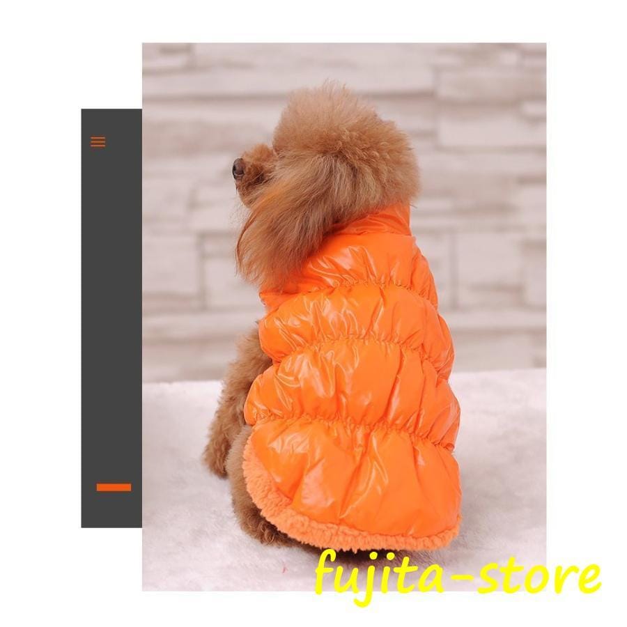 犬用ベスト ダウン風ベスト 犬用アウター ペット服 コート ジャンパー ドッグウェア 中綿 秋冬服 小型犬 中型犬 スナップボタン 防寒 温かい 裏起