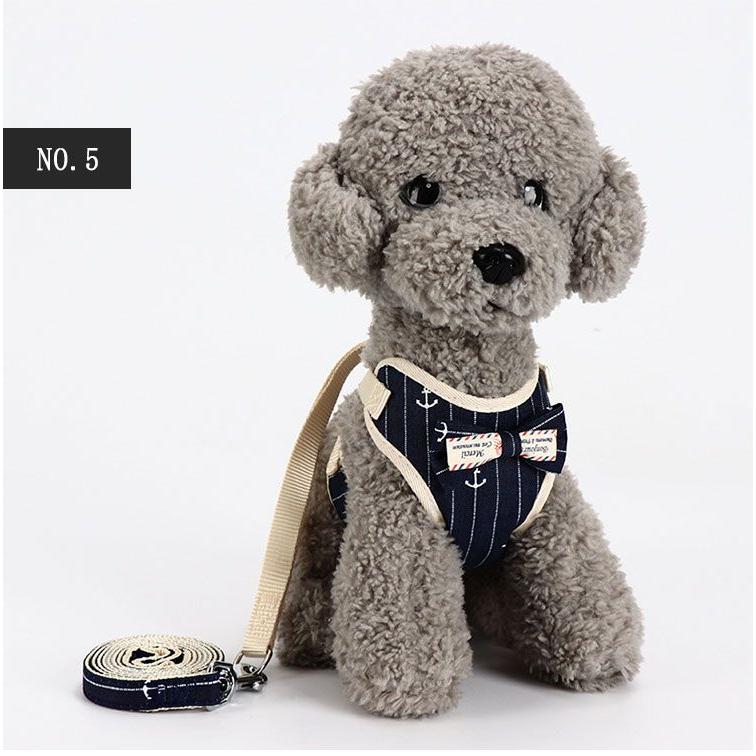 新商品プロモーション,数量限定 ペット用品 小型犬用 ハーネスとリードの2点セット 型ハーネス(胴輪)&リード ボディに優しい 軽量 メッシュ 通気性あり 肌触りいペット用品 小型犬用