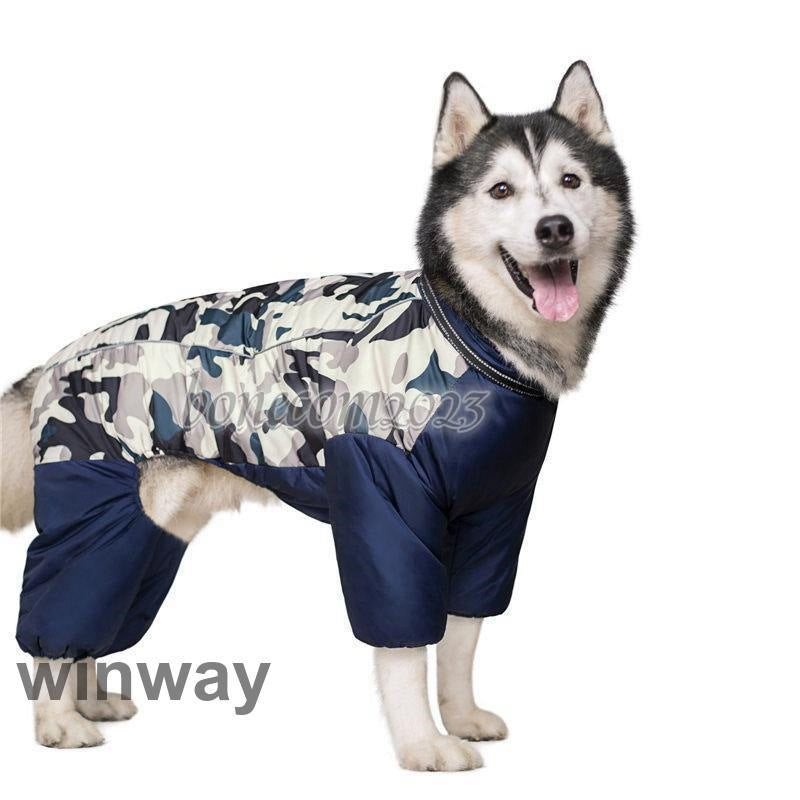 迷彩柄 犬 服 ペットウェア 秋冬 中綿入り 裏ボア 裏起毛 ふわふわ 保温 防寒対策 防風 撥水 あったか ドッグウェア 小型犬 中型犬 大型犬 猫