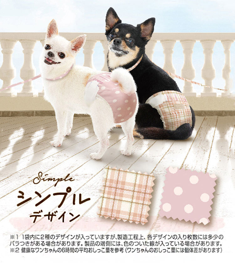 <a href="https://www.qoo10.jp/gmkt.inc/Search/brand.aspx?brandno=18151" target="_blank" class="title_brand" id="btn_brand" title="ユニ・チャーム">ユニ・チャーム</a>【12個セット】 マナーウェア 女の子用 SSS モーヴピンクドットピンクチェック 42枚 超小型犬用 犬用おむつ マナーおむつ ペット用 まとめ売り セット売り まとめ買い
