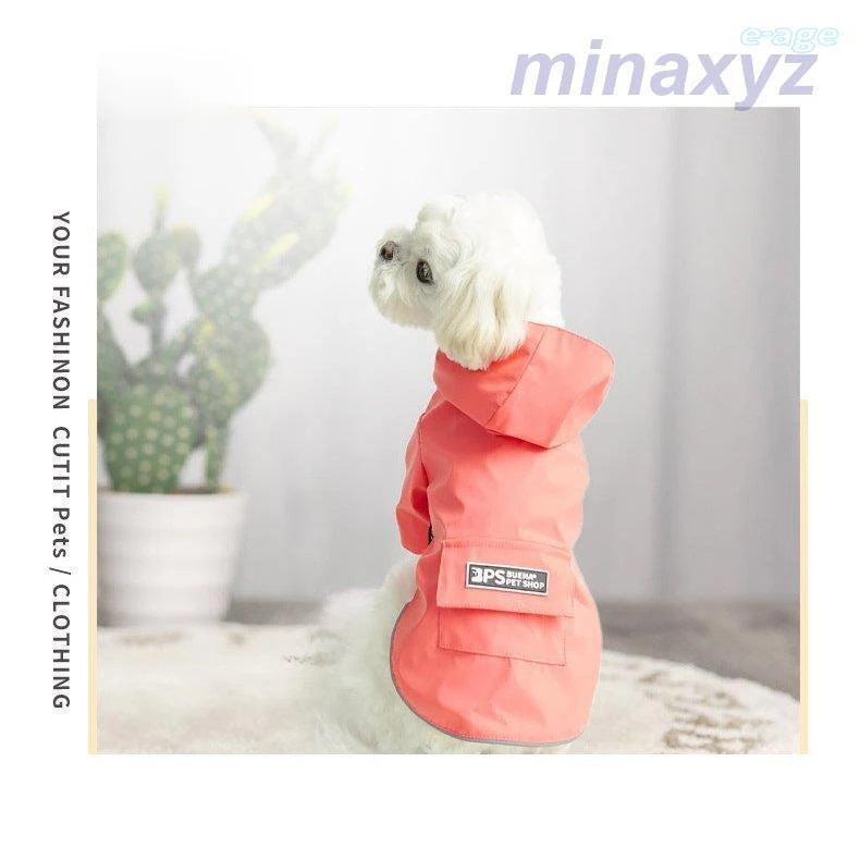 犬 レインコート 犬用 ペット用品 ドッグ 雨具 カッパ ポンチョ つな 犬の服 かわいい オシャレ ドッグウェア 散歩 旅行 お出かけ 小型犬