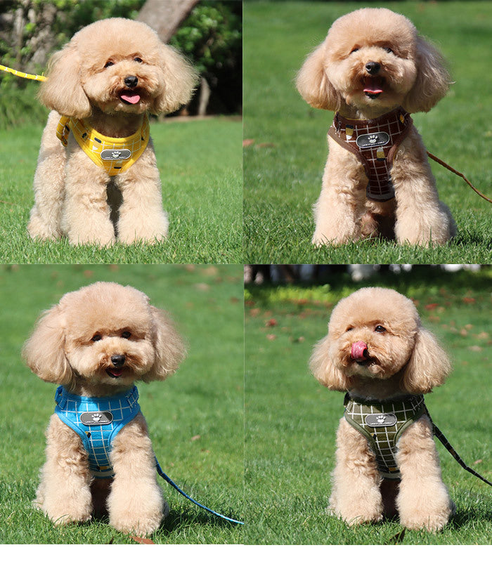 猫 メッシュ ドッグ ウェアハーネス キャット ペット ハーネス 服 リード付 胴輪 犬