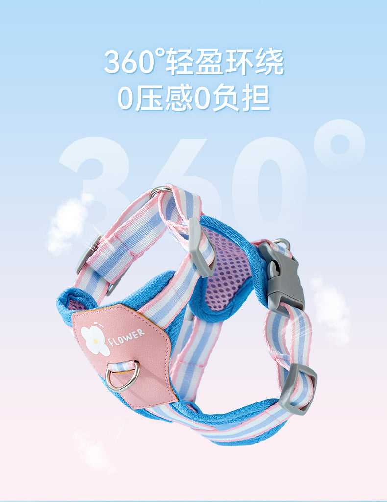 犬 リード ハーネス 紐 散歩紐 犬用デニムハーネス&リード けん引ロープ ペット用品 s07