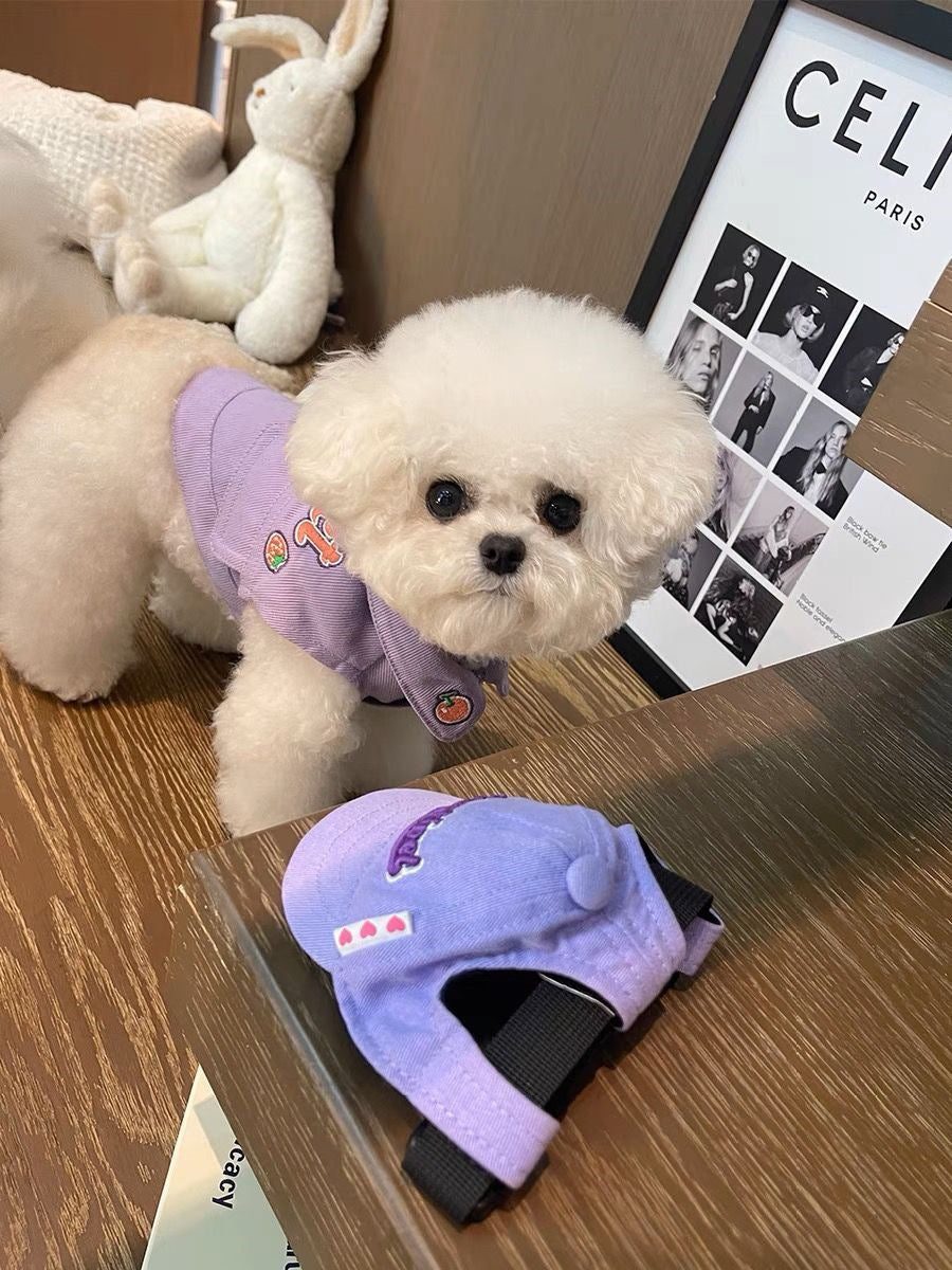 【6989人コレクション】ネットレッド犬服春秋タイプペット子犬テディ比熊雪納瑞小型犬デニム