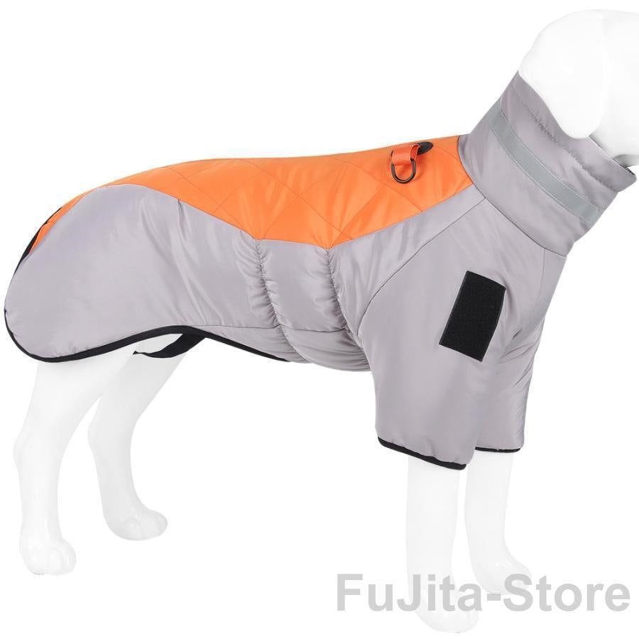ペット服 犬服 ドッグウェア ダウンジャケット 大型犬防寒 秋冬 ワンちゃん服 大型犬 保温 防水 犬のコート 中綿ジャケット 裏起毛 二つ足 冬 暖かい服 愛犬用