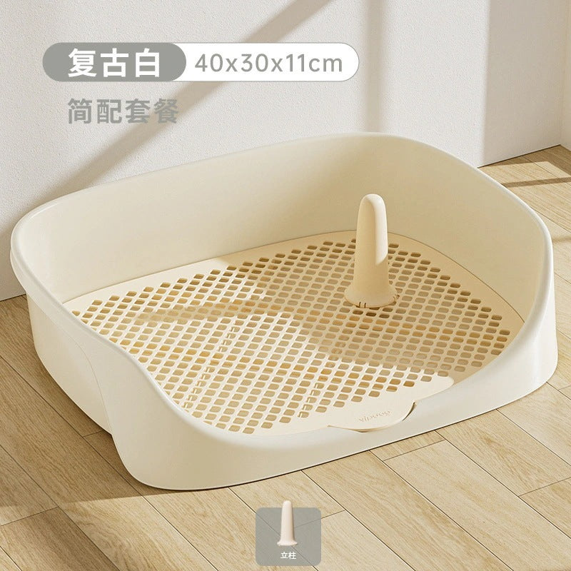 犬 トイレトレー 犬 トイレ ワイド 保護掃除が簡単 ペットトイレ トレーニングトイレ メッシュトレ メッシュトレー 犬トイレトレー 柱付き 訓練しやすい 飛び散