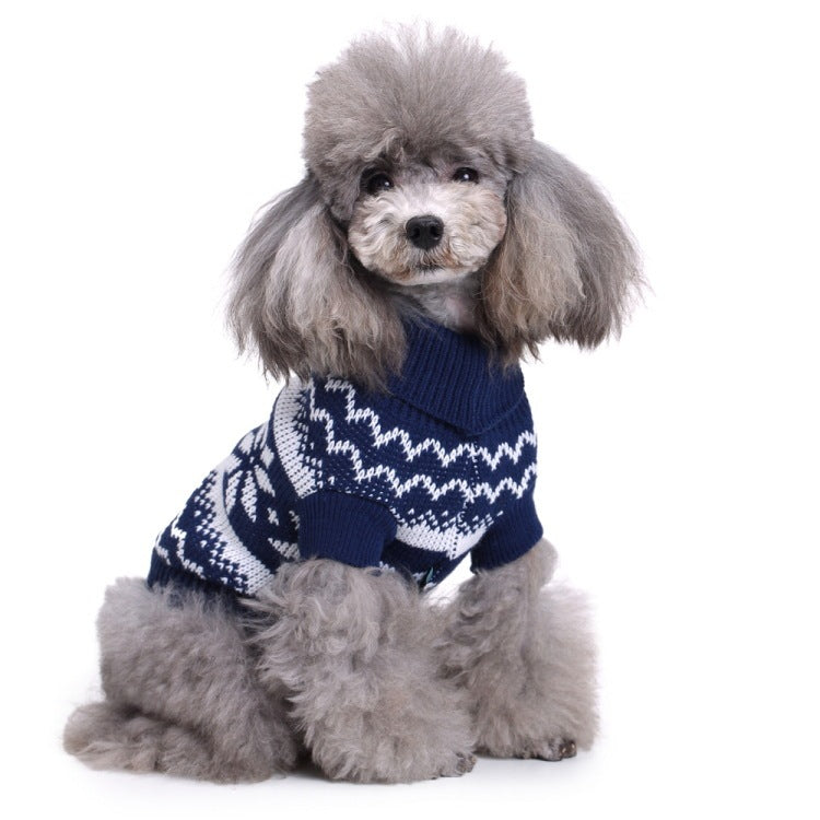 2023年新作入荷 ペット服 犬 服 Tシャツ ドッグウェア犬服クリスマス衣雪花セーターハロウィンペット服セーターヘラジカ衣犬セーター