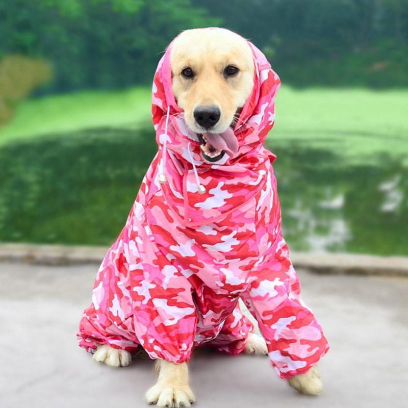 犬用レインコート ペットレインコート 防水 通気 軽量 12-30サイズ 大きいサイズ 汚れ防止 中大型猫犬 ドッグレインコート