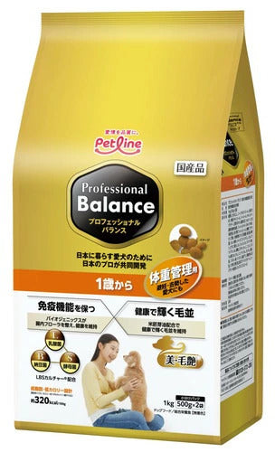 <a href="https://www.qoo10.jp/gmkt.inc/Search/brand.aspx?brandno=122769" target="_blank" class="title_brand" id="btn_brand" title="Professional Balance">Professional Balance</a>1歳から 体重管理用 成犬用 6kg 鶏むねジャーキー付 (500g12袋) ドッグフード 犬 アダルト ライト