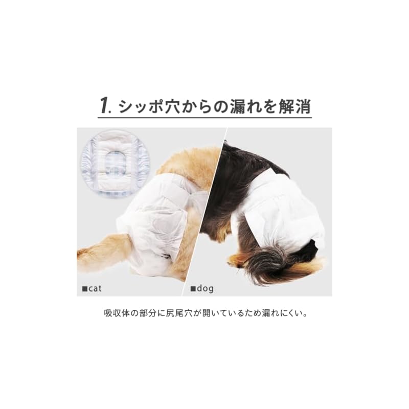 【即納】アイリスオーヤマ ペット用おむつ XXSサイズ 64枚入り POM-XXS64