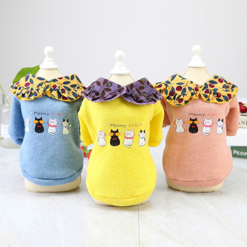 猫 犬 洋服 犬服 ペット服 大中小型犬 ペット用品 犬/猫用 犬の服 ペットウエア 小型犬 中型犬 通気 可愛い ドッグウェア トレーナー 犬 服 ワンピース サロペット ビションフリーゼ 犬猫服