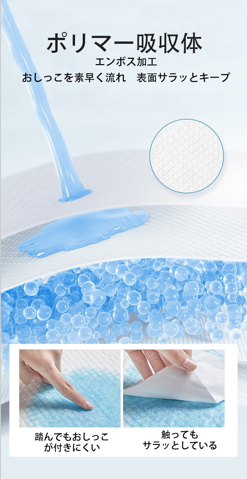 <a href="https://www.qoo10.jp/gmkt.inc/Search/brand.aspx?brandno=109151" target="_blank" class="title_brand" id="btn_brand" title="Honeycare">Honeycare</a>ペットシーツ 超薄型 ペットシート犬猫 サイズ選択可 レギュラー1200枚 ワイド600枚 スーパーワイド300枚
