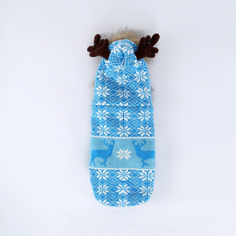 クリスマスペットセーター猫犬服テディビションエルク風小型中大型犬新大型犬セーター404