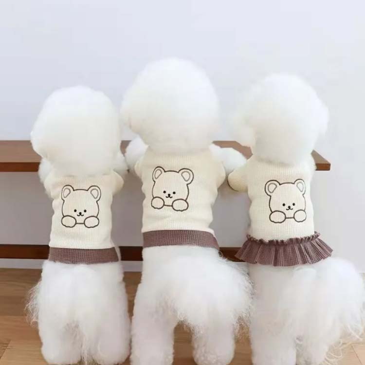 新作セールトイプードル 猫の服 ワンピース ペット服 ドッグウェア 犬の服 小型犬 カットソー Tシャツ 男の子 秋 冬 春 パグ フレンチブルドッグ キャットウェア 半袖 女の子 おしゃれ 部屋着