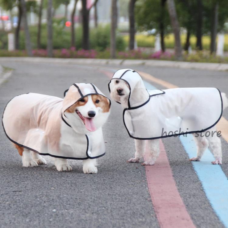 犬服 レインウェア おしゃれ 雨具ウェア レインコート 旅行 お出かけ お散歩 小中大型 ドッグウェア かわいい レイングッズ ペット服