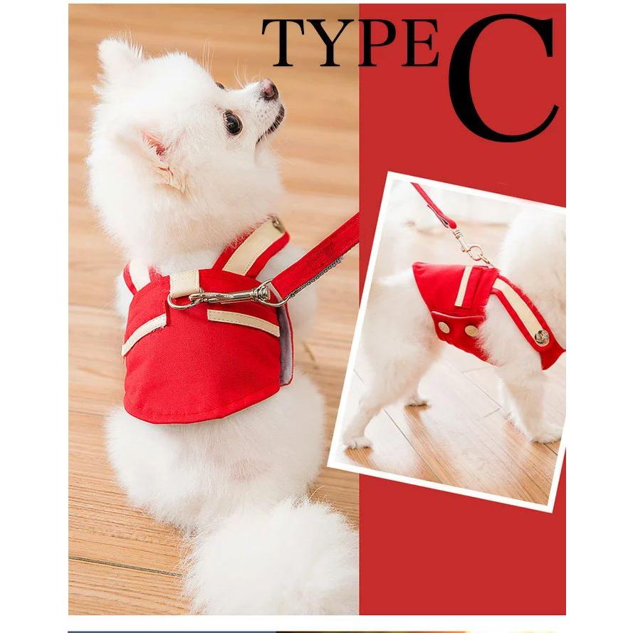 新商品プロモーション,数量限定 犬 ハーネス リード付 ペット 服 デザイン ウェアハーネス 胴輪 キャット ドッグ メッシュ犬 ハーネス
