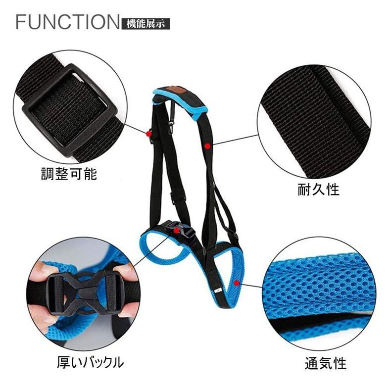 新商品プロモーション,数量限定 犬用歩行補助 犬の介護用品ハーネス 足腰の弱くなった老犬に 障害犬 欠陥犬 介護 散歩用 登山用 運動用 後足用 骨折 術後 リハビリ 関節 サポ犬用歩行補助 犬の