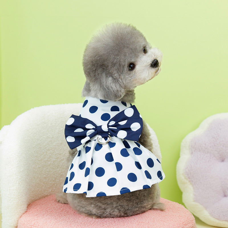 【新作犬猫服 登場】 犬服 ペット服 犬 洋服 ペット猫犬服夏薄型ペット服スカートリーシュスカート