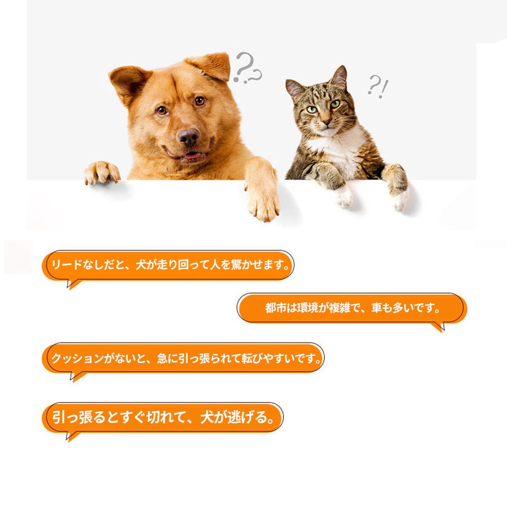 3日で出荷 自動伸縮ペット用リード ゴミ袋ホルダー付き 中大型犬対応 散歩用リード 猫犬兼用 アウトドア 携帯便利 爆走防止タイプ 3M/5M/8M