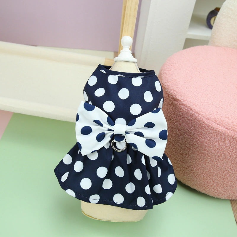 【新作犬猫服 登場】 犬服 ペット服 犬 洋服 ペット猫犬服夏薄型ペット服スカートリーシュスカート
