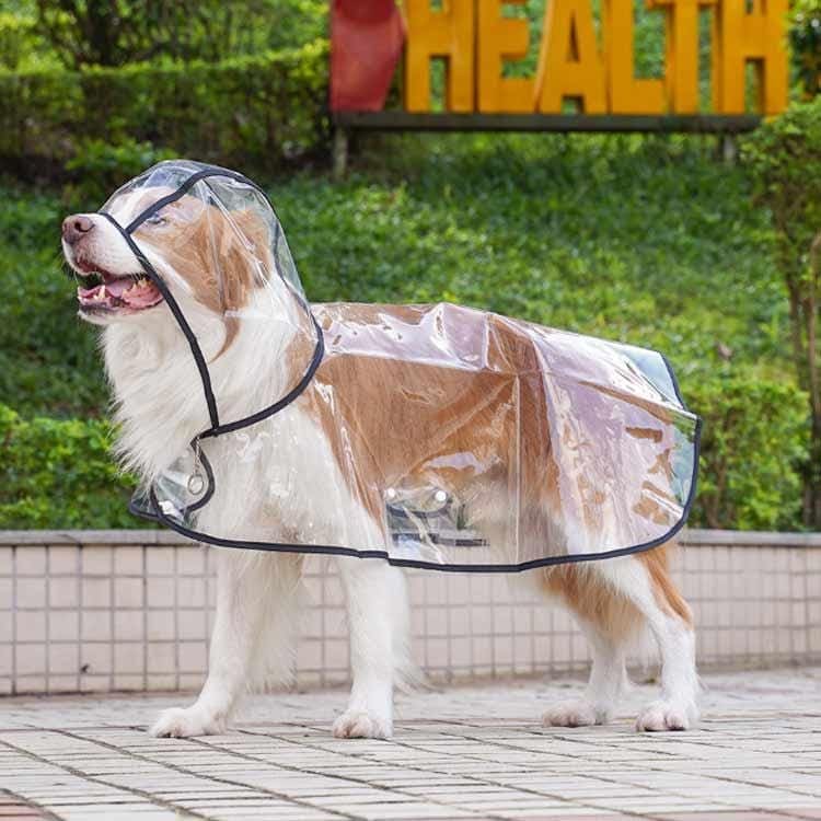 沸騰新柄追加 雨具 ドッグウェア レインポンチョ 大型犬 ポンチョ型 中型犬 犬用透明レインコート レインウェア 雨対策 帽子付き 小型犬 犬服 フード付き 犬用透quma