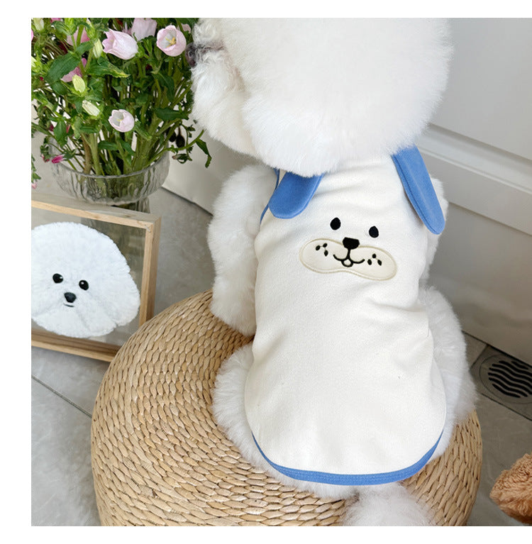 春夏新作 犬服 ペット服 犬 洋服 ペット 犬用品 小中型犬 25年新しいペットの犬の春と秋のベスト小型犬の子犬の服