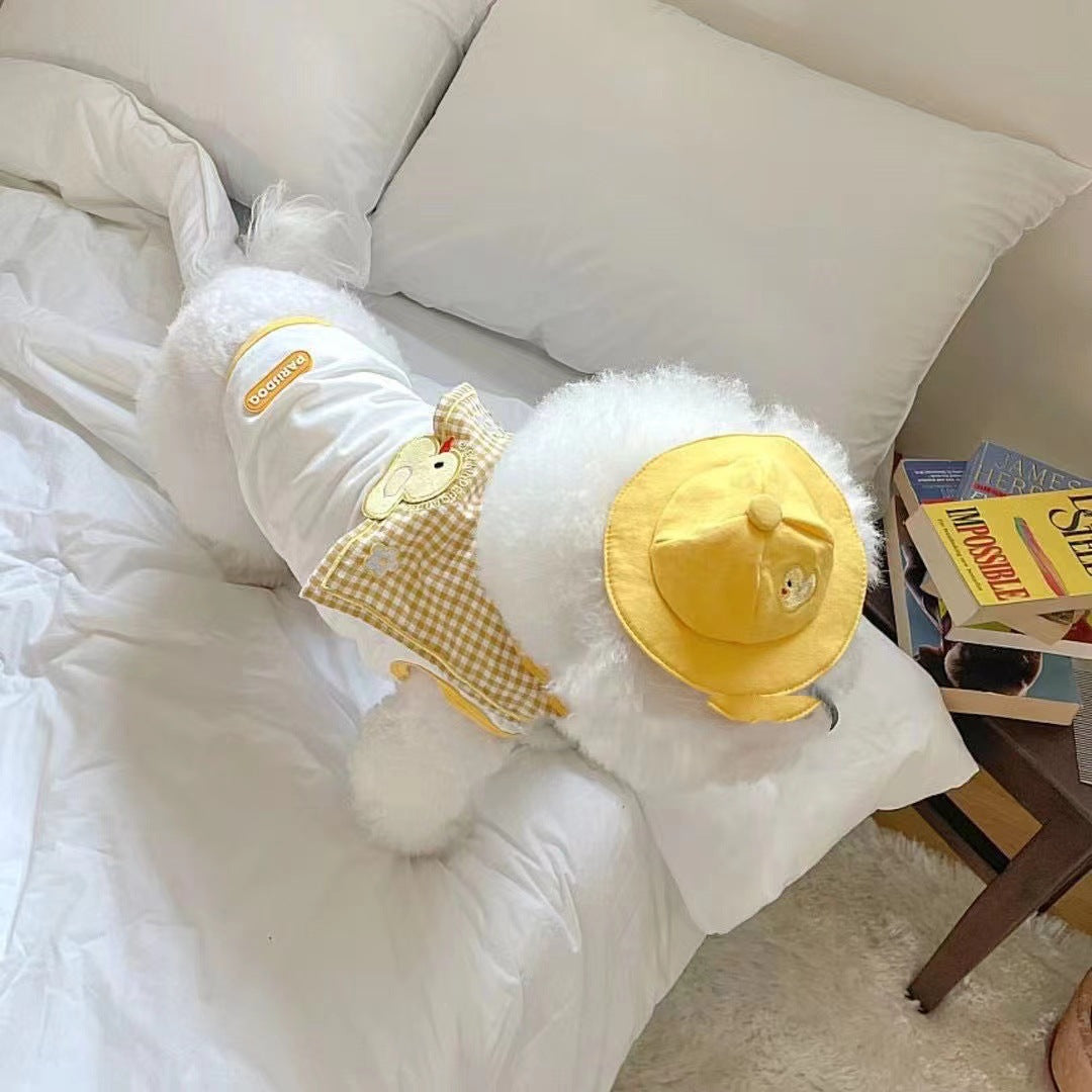 【新作犬猫服 登場】 犬服 ペット服 犬 洋服 夏の犬の服薄いペットの服通気性の漫画のベストのペットの服