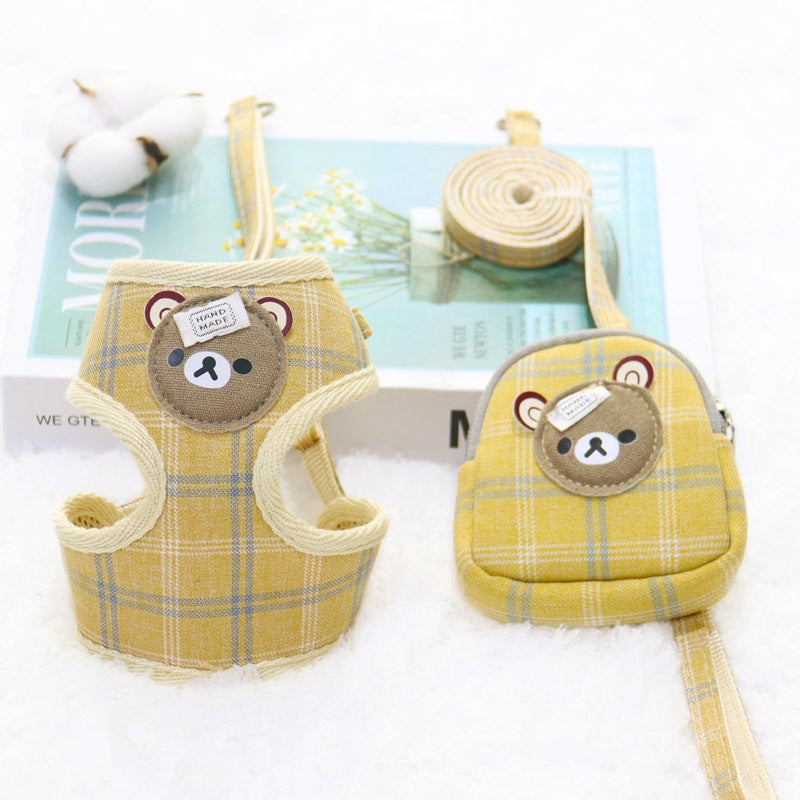 小型犬 軽量 リーシュ ペット用品 ハーネスリードセット 犬用ハーネス シンプル 犬用 ペットハーネス 97 胴輪 リード おしゃれ 犬 簡単装着 猫用 ネコ用ハーネス 2点セット お出かけ ハーネス
